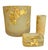 Martha Sturdy 1990s Vintage Martha Sturdy Suspended Gold Leaf in Resin Bathroom Set - 3 Pieces For Sale - Image 4 of 11