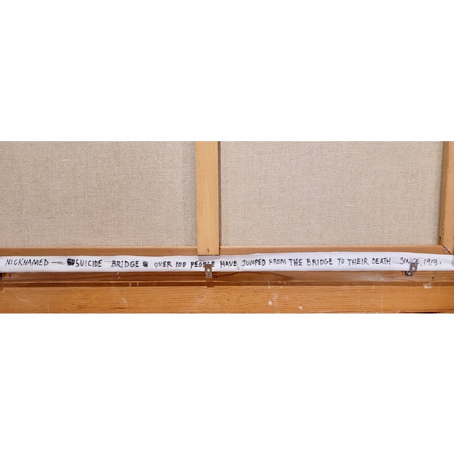 Ben Abril - the Iconic Pasadena Suicide Bridge - Oil Painting For Sale - Image 10 of 12