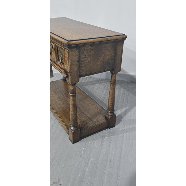 Oak Dresser Base of Small Proportions, 1920s For Sale - Image 4 of 13