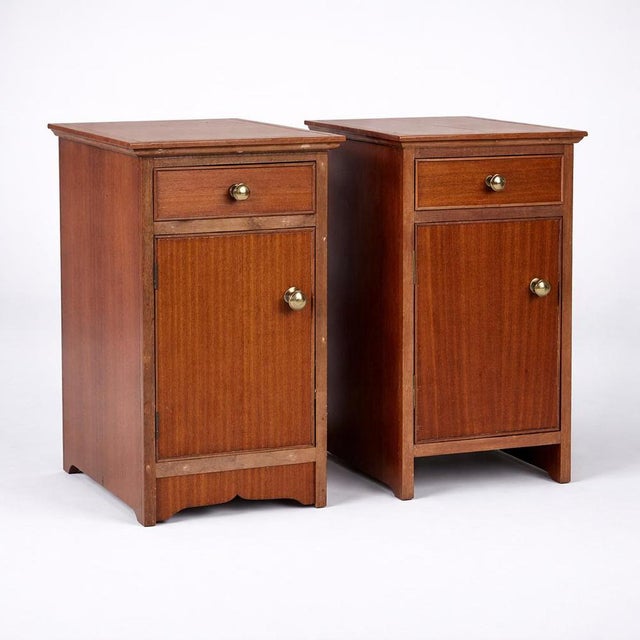 Vintage Bedside Cabinets in Wood, Set of 2 For Sale - Image 11 of 11