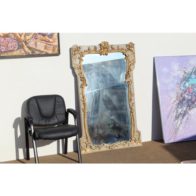 Shabby Chic 18th Century French Louis XV Mirror For Sale - Image 3 of 13