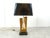 Hollywood Regency Mid-Century Brass Leaf Table Lamp, 1970s For Sale - Image 3 of 12