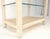 Late 20th Century White Pickled Rush Cane Bamboo Wrapped 5 Shelves 76" Tall Etagere Display MINT! For Sale - Image 5 of 13
