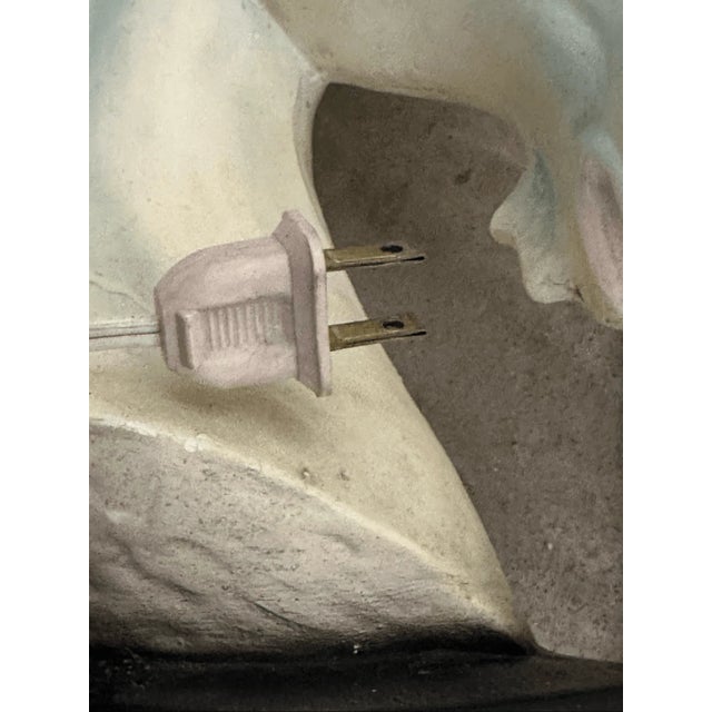 Vintage Unicorn Head Design Plug in Table Lamp - a Pair For Sale In Pittsburgh - Image 6 of 6