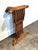 Pair of Italian Mid Century Savonarola Lion Head Wood Folding Chairs For Sale - Image 10 of 11