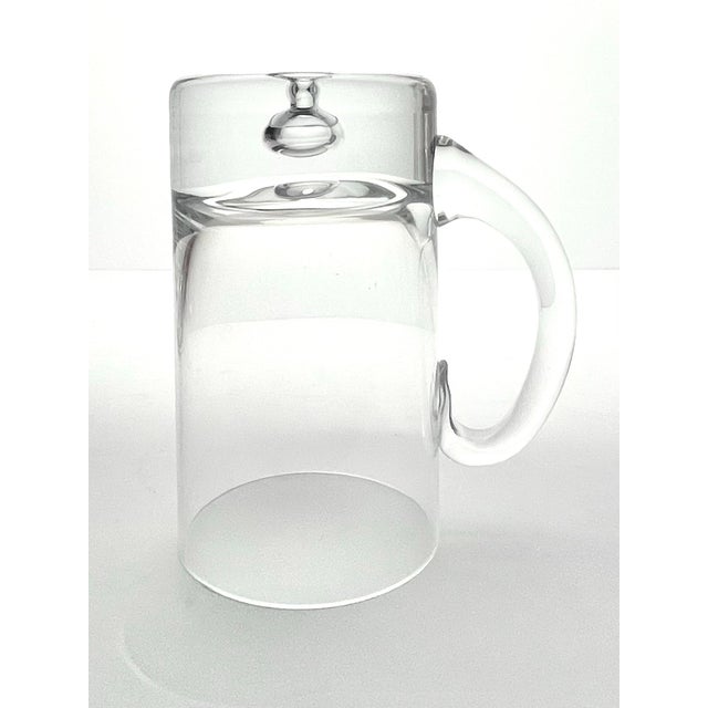 Crate & Barrel, Krosno “Direction” Set of 5 Blown Glass Beer Mugs For Sale In Dallas - Image 6 of 8