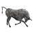 Premium Handcrafted Recycled Metal Bull Sculpture | 92" X 57" | One of a Kind For Sale
