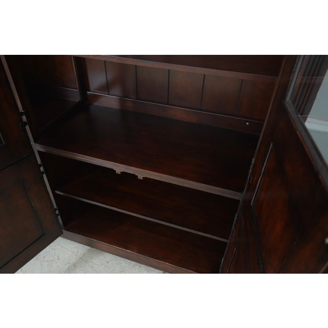 1990s 1990s Henredon Ralph Lauren Distressed China Cupboard For Sale - Image 5 of 16