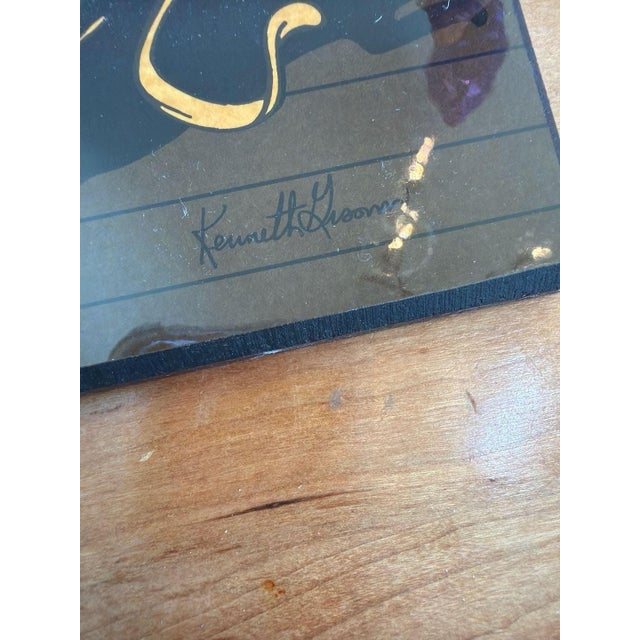 Vintage 1982 Kenneth Grooms Dance Ballet Art Plaque, measuring 18x23 inches. This beautiful wall art features an array of...