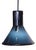 P&T Blue Pendant Light by Michael Bang for Holmegaard, 1960s For Sale