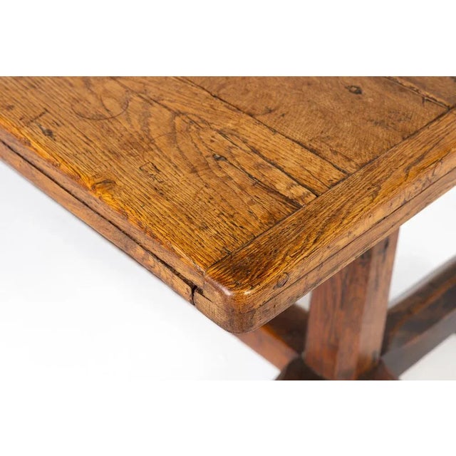 Antique English Oak Console Table, 1800s For Sale - Image 10 of 11