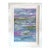 Original Acrylic on Canvas, Signed Framed in an Ornate, Hand-Finished White Frame This serene abstract composition...