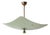 Mid-Century Etched Glass Pendant Lamp, Germany, 1950s For Sale