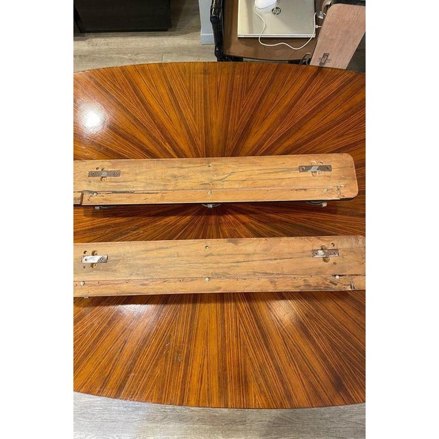 Ebonized Wood Coat Rack with Brass Medallions, 1950s For Sale - Image 12 of 13