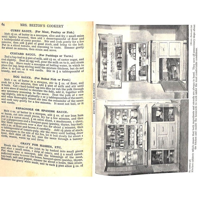 "Mrs. Beeton's Cookery: Practical and Economical Recipes for Every-Day Dishes" For Sale In New York - Image 6 of 8