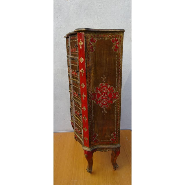 1970s Vintage Italian Florentine Chest of Drawers, 1970 For Sale - Image 5 of 18