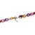 Estate 35 Carats Multicolor Gems 14k White Gold Necklace For Sale - Image 4 of 5