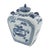 Chinoiserie Blue & White Dragon Temple Jar With Lid For Sale - Image 3 of 6