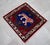 1970s Hand-Knotted Small Rug, Lion Motif Wellcome Mat Entry Decor - 26" X 24" For Sale - Image 4 of 9