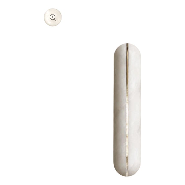 Selah Alabaster Sconce For Sale