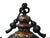 1970s Chinese Metal Blue Yellow Enamel Cloisonne Ding Shape Incense Burner Figure For Sale - Image 5 of 13