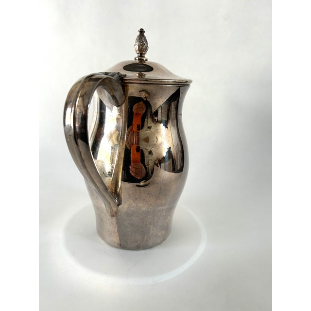 Silverplate reproduction Paul Revere Coffee Pot c1950