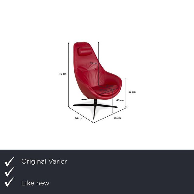 Bring Scandinavian design and ergonomic perfection into your home with the "Cocoon" armchair from Varier. Designed by...