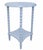 Vintage accent table refinished in Sheer Romance, a delicate pale blue with subtle gray undertones. This elegant piece...