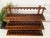 Brown Mid-Century Decatur Industries Walnut 36-Pipe Display Rack For Sale - Image 8 of 12