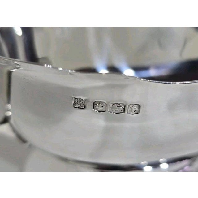 Art Deco Sterling Silver Sauce Boat from Cooper Brothers & Sons, 1936 For Sale - Image 9 of 12