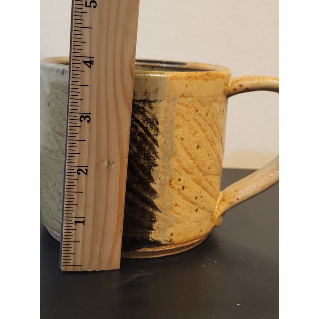 Studio Pottery Stoneware Coffee Mug Handmade Oversize For Sale - Image 9 of 13