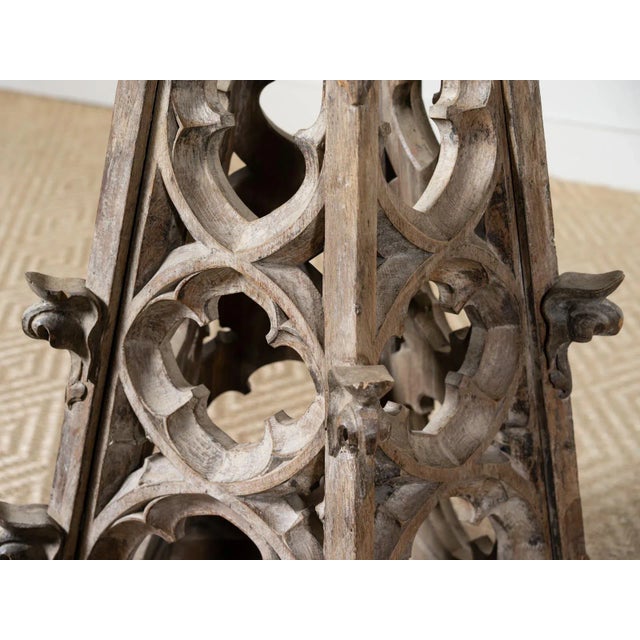 Antique Gothic Oak Spire For Sale - Image 6 of 7