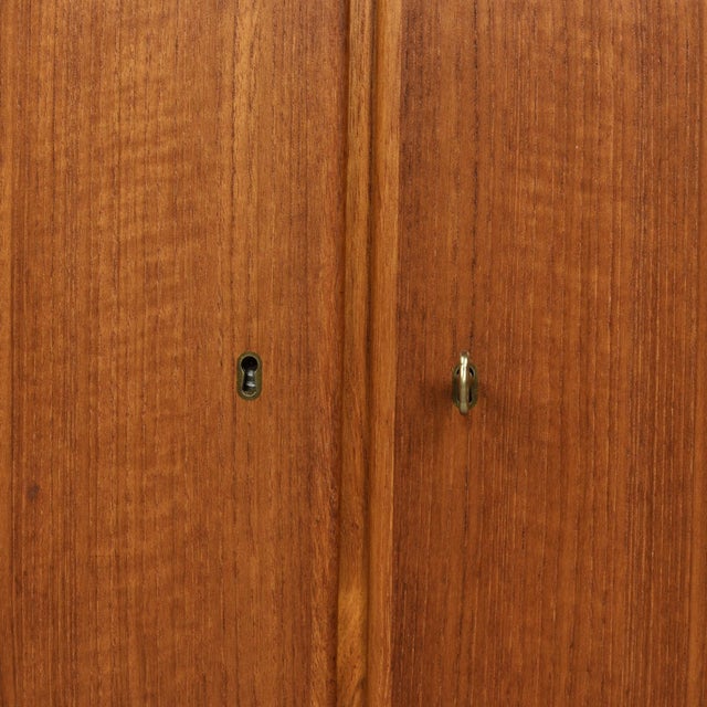 Brown Poul Hundevad 54.5 Inch Danish Modern Teak Credenza For Sale - Image 8 of 15