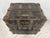 Rare Antique Miniature 19th Century Handmade Wood Iron Taylor Steamer Trunk For Sale - Image 14 of 17