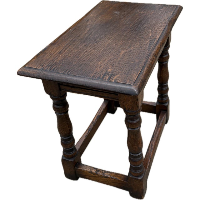 Vintage English Joint Stool For Sale In Dallas - Image 6 of 8