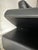 Animal Skin Designer Italian-Style Leather Sofa in Carbon Black For Sale - Image 7 of 10