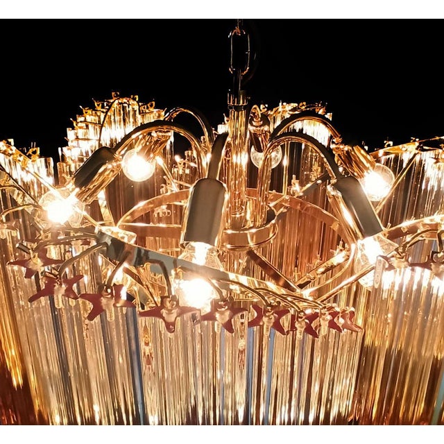 Vintage Murano Glass Chandelier, 1980 For Sale - Image 18 of 18