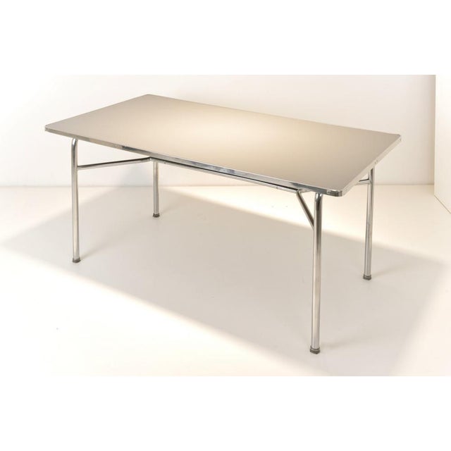 Dining Table in Steel Tube from Mauser Works Waldeck, 1950s For Sale - Image 9 of 14