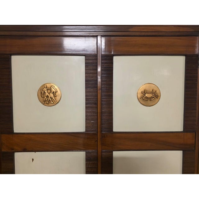 Art Deco Cabinet with Zodiac Signs, 1930s For Sale - Image 11 of 18