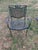 Vintage Wrought Iron Woodard Patio Set Large Table, 6 Chairs & Stand, Attributed For Sale In Washington DC - Image 6 of 11