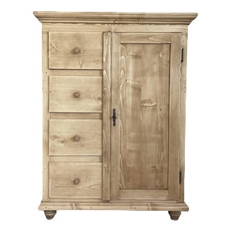 Farmhouse Bread Cabinet For Sale