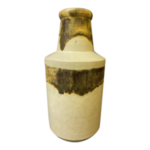 1960s Mid-Century Modern Alvino Bagni for Raymor Earthtone Drip Glaze Ceramic Vase - 10