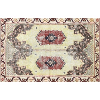 1960s Turkish Oushak Rug For Sale