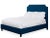 Modern Reagan California King Bedframe, Navy Velvet For Sale - Image 3 of 4