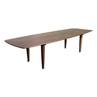 Mid Century Modern Walnut Coffee Table For Sale