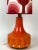 Glass Large Mid-Century German Table Lamp with Glass Base, 1970s For Sale - Image 7 of 18