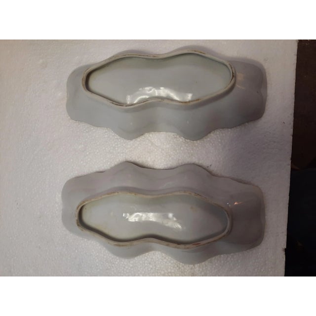 Traditional Early 20th Century Porcelain Bowls - a Pair For Sale - Image 3 of 7