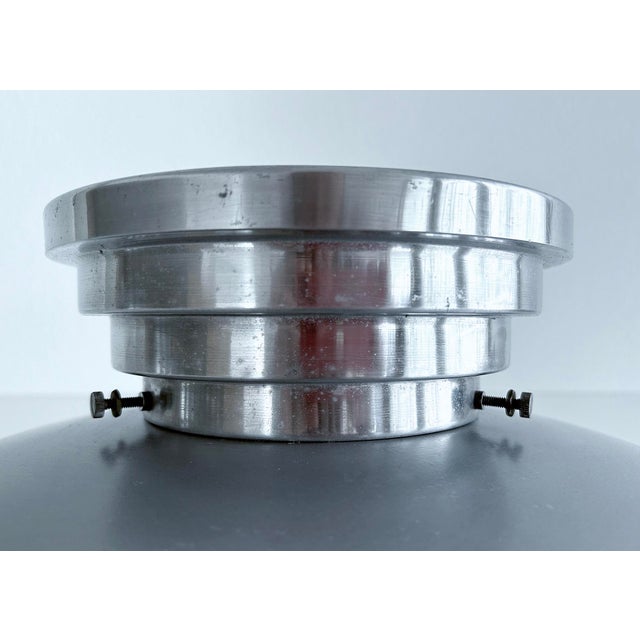 French Art Deco Glass Pendant Light by Mazda, 1930s For Sale - Image 16 of 18