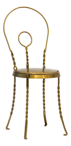 Wrought Iron Chair by Alberto Grassi
