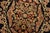Blue Sarouk Rug 9′ X 11’9” Blue Wool Semi-Antique Traditional Hand-Knotted Carpet For Sale - Image 8 of 15